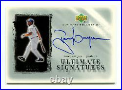 TONY GWYNN 2001 UD Upper Deck Ultimate Collection Signatures Silver Auto 23/24
