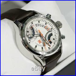 TX Stainless Steel Pilot Fly Back Chronograph Dualtime Men's Watch T3C180