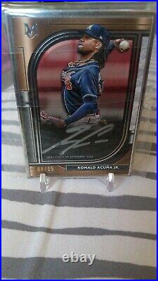 Topps 2021 Museum Collection Ronald Acuna Jr Silver Signature