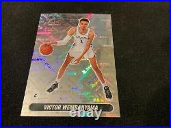 VICTOR WEMBANYAMA RC Silver HOLO FOIL Rookie Parallel SP 2023-24 Panini Sticker
