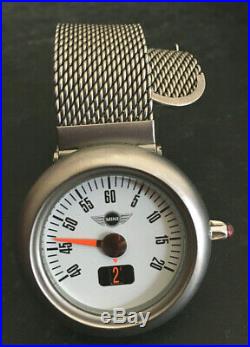 Vintage BMW MINI Cooper JCW Speedometer Watch 2002 discontinued limited edition
