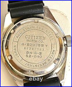 Vintage Citizen 4-820789Y Challenge Diver Automatic 21 Jewels (Rare Collectible)
