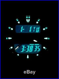 Vintage G-Shock MTG MRG130 Special Polished Dual Display Time Digit-Analog Japan