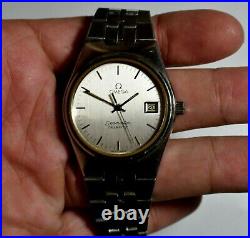 Vintage Omega Seamaster Quartz Watch Swiss Made Collectible 1342(Not Working)