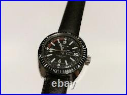 Vintage Rare Collectible Beautiful Diver Style Mechanical Men's Watch Lucerne