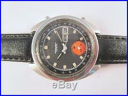 Vintage Seiko Chronograph 6139-7080 Japan Made Collectible Watch #p201