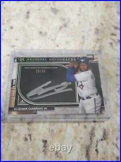 Vladimir Guerrero Jr. 2021 Topps Museum Collection Silver Ink Auto /85 Blue Jays