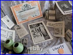 Vtg collectable junk drawer ephemera US Coin sports cards toys SILVER ads PEZ ++