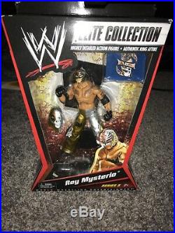 WWE MATTEL Elite Collection Series 5 Rey Mysterio Jr. Gold & Silver WCW 619 NEW