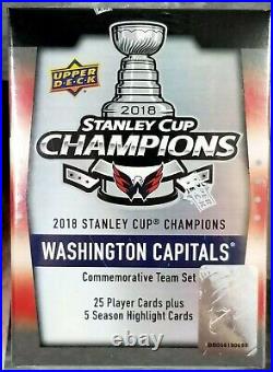 Washington Capitals 2018 Stanley Cup Champions Cards Magazine Photo Statue Set