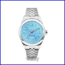 Wolfpoint Swiss Sellita Automatic Movement Lincoln Collection Chicago Blue